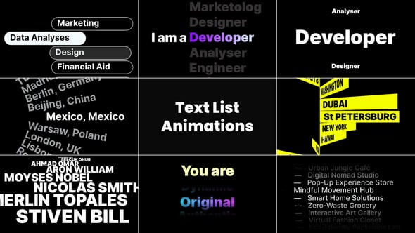 List Text Animations（161809）-技能树